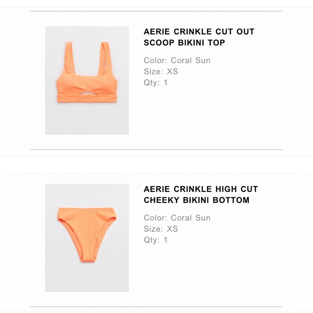 Aerie bikini set